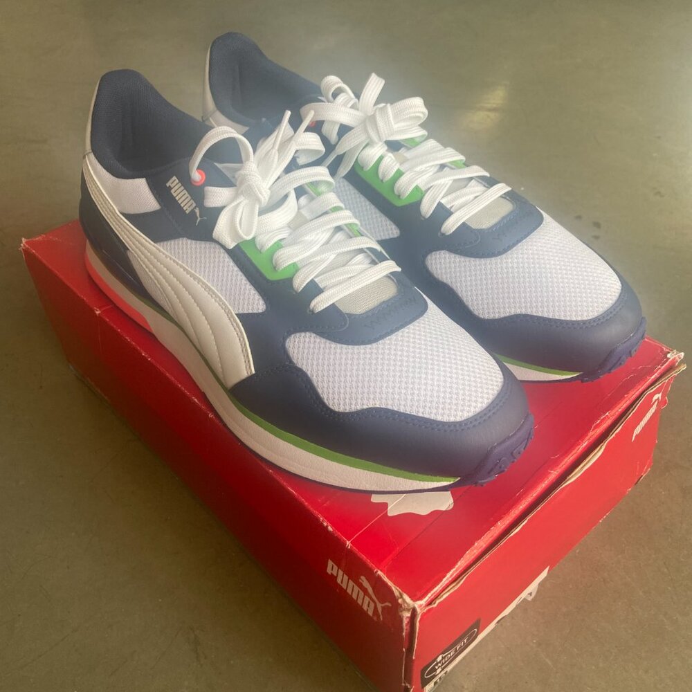 BRAND NEW PUMA men's R78 Futr Sneaker Size 12 WIDE
